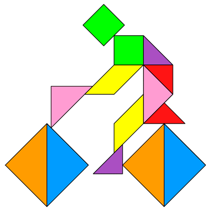 Tangram Cyclist