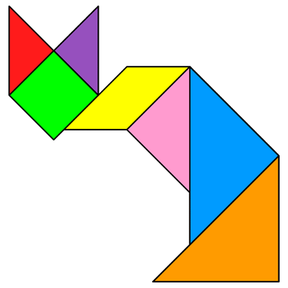 Tangram Grumpy cat