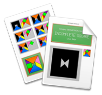 Printable Tangram Worksheet page