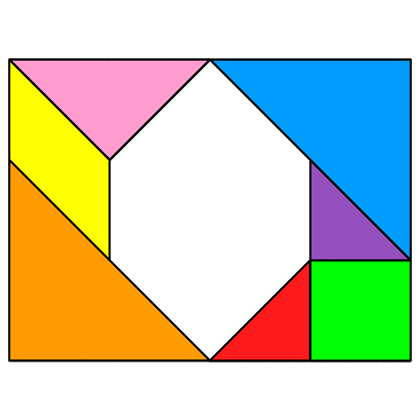 Tangram Incomplete rectangle