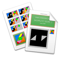 Printable Tangram Worksheet page