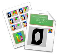 Printable Tangram Worksheet page