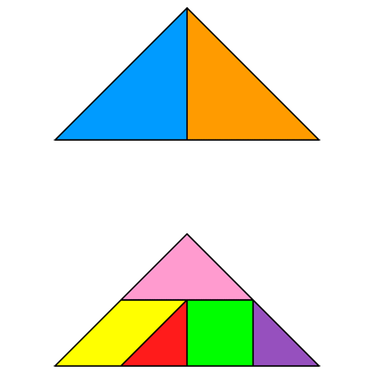 Tangram Two Triangles