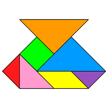 Tangram Urn