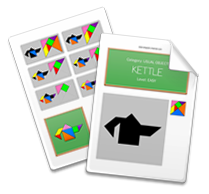 Printable Tangram Worksheet page