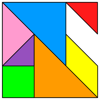 Tangram Incomplete square 12