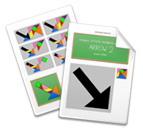 Printable Tangram Worksheet page