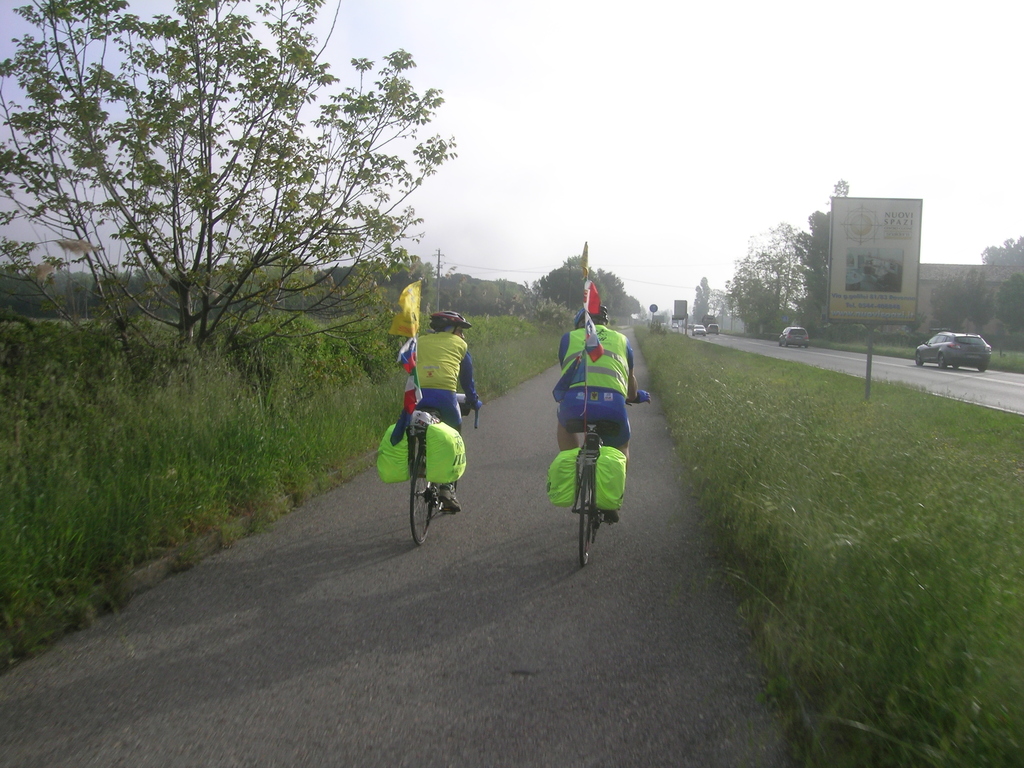 Sulla ciclabile per Punta Marina