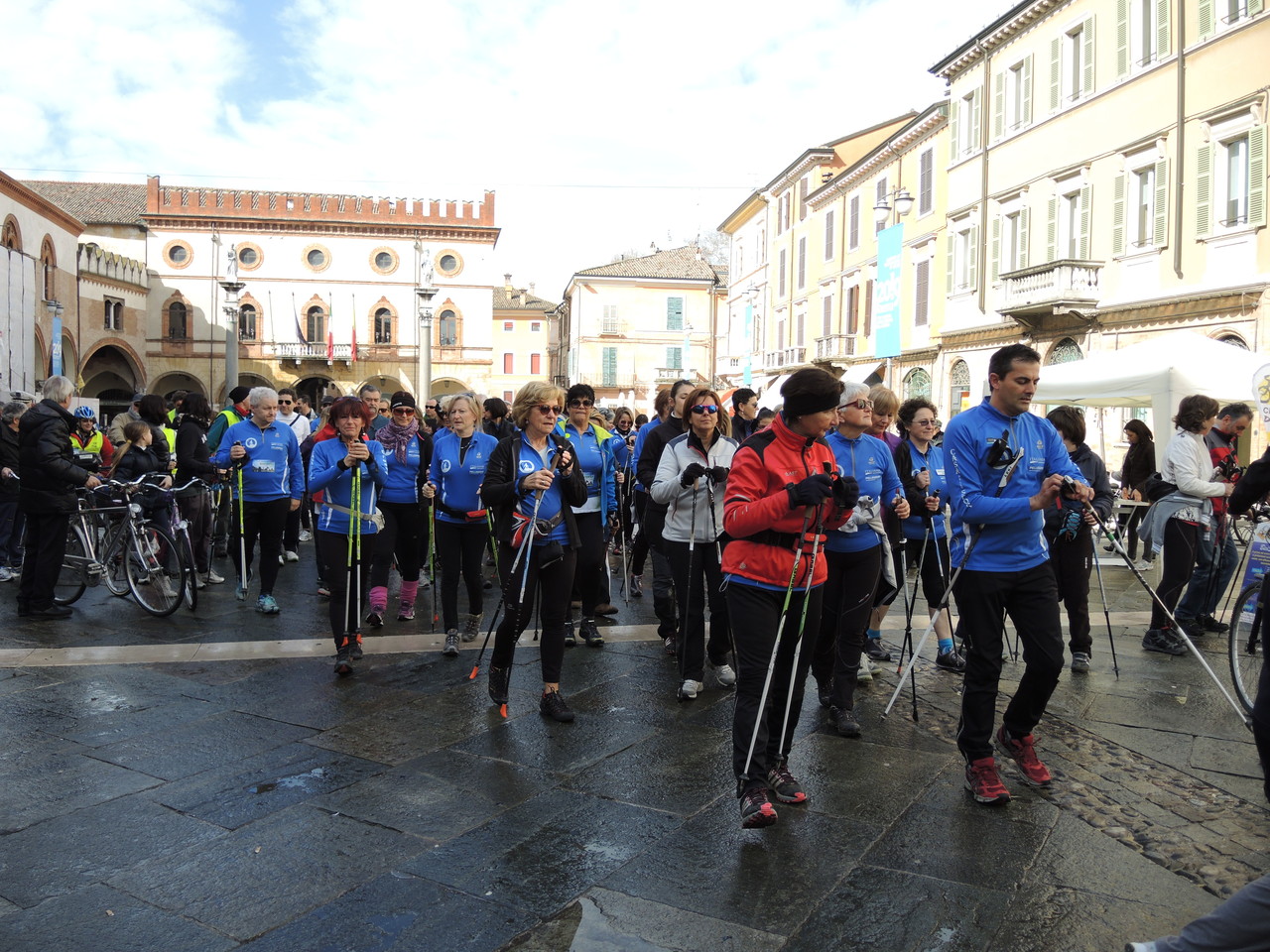 partenza nordic walking