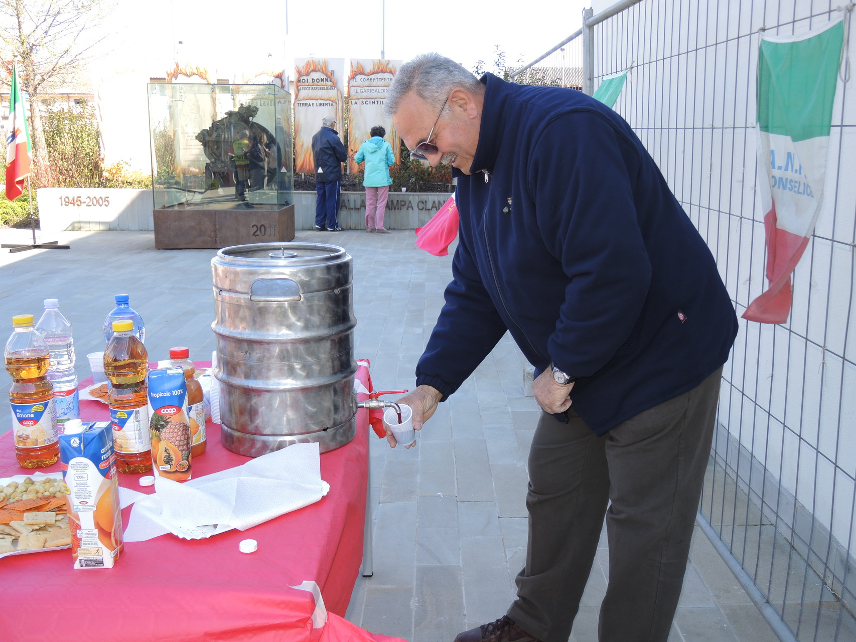 Accoglienza ANPI, c'è anche il Vin Brulè