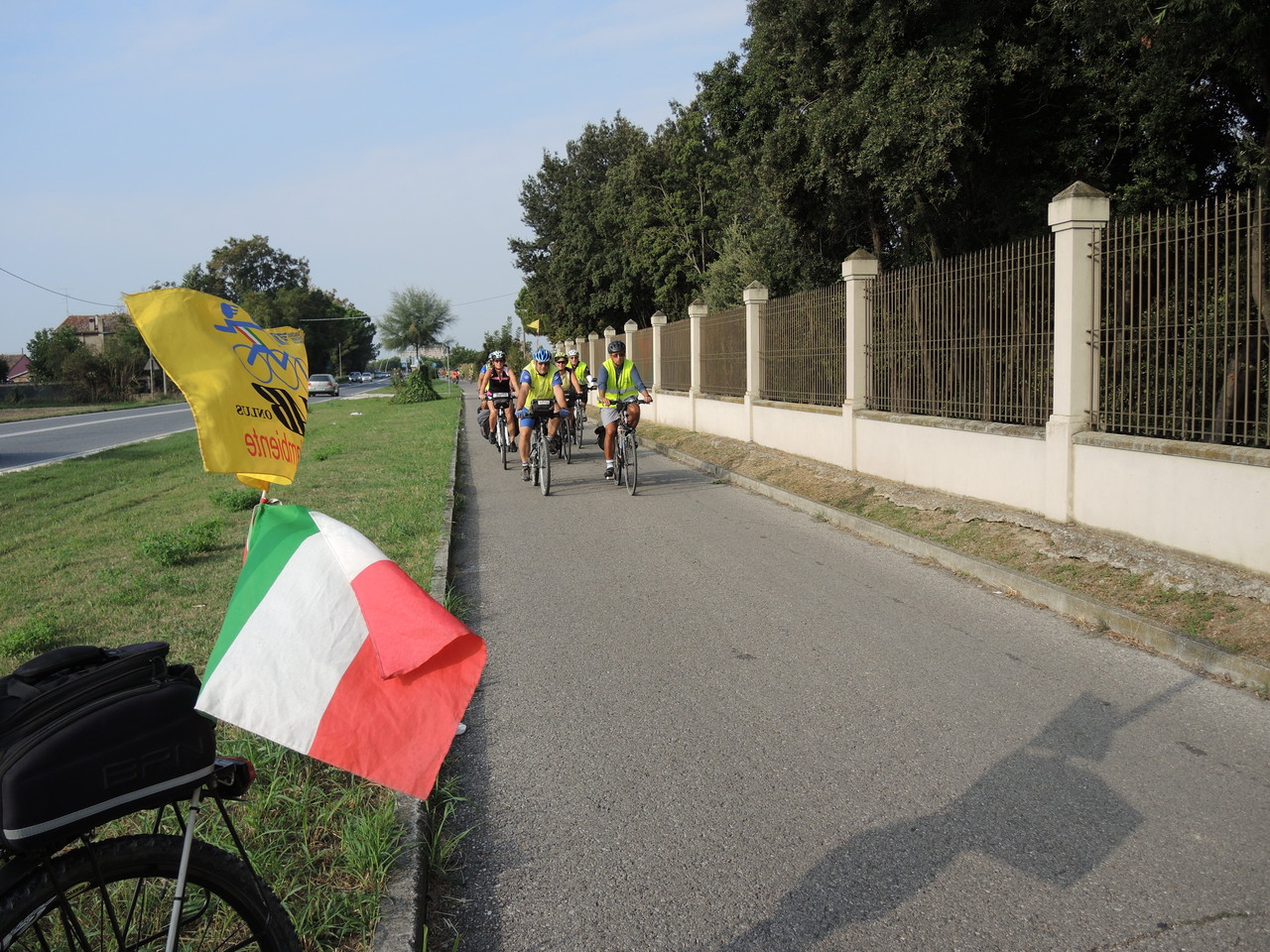 lungo la ciclabile del mare