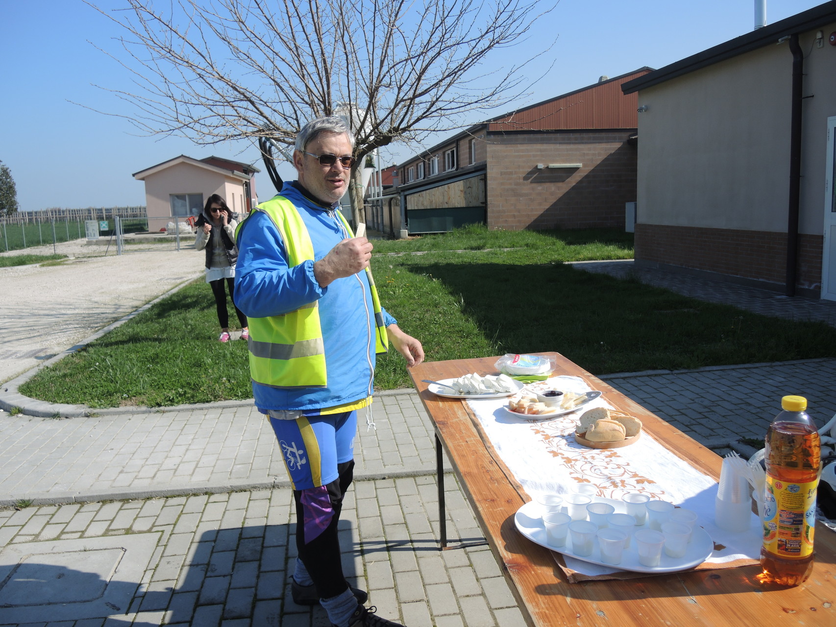 il Presidente Andrea Navacchia inizia i lavori presso il Caseificio del Buon Pastore