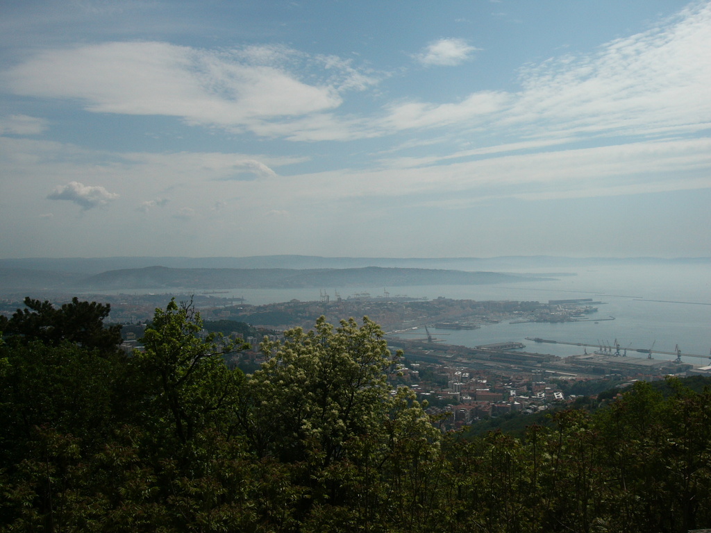 Panorama dalla terrazza di Opicina