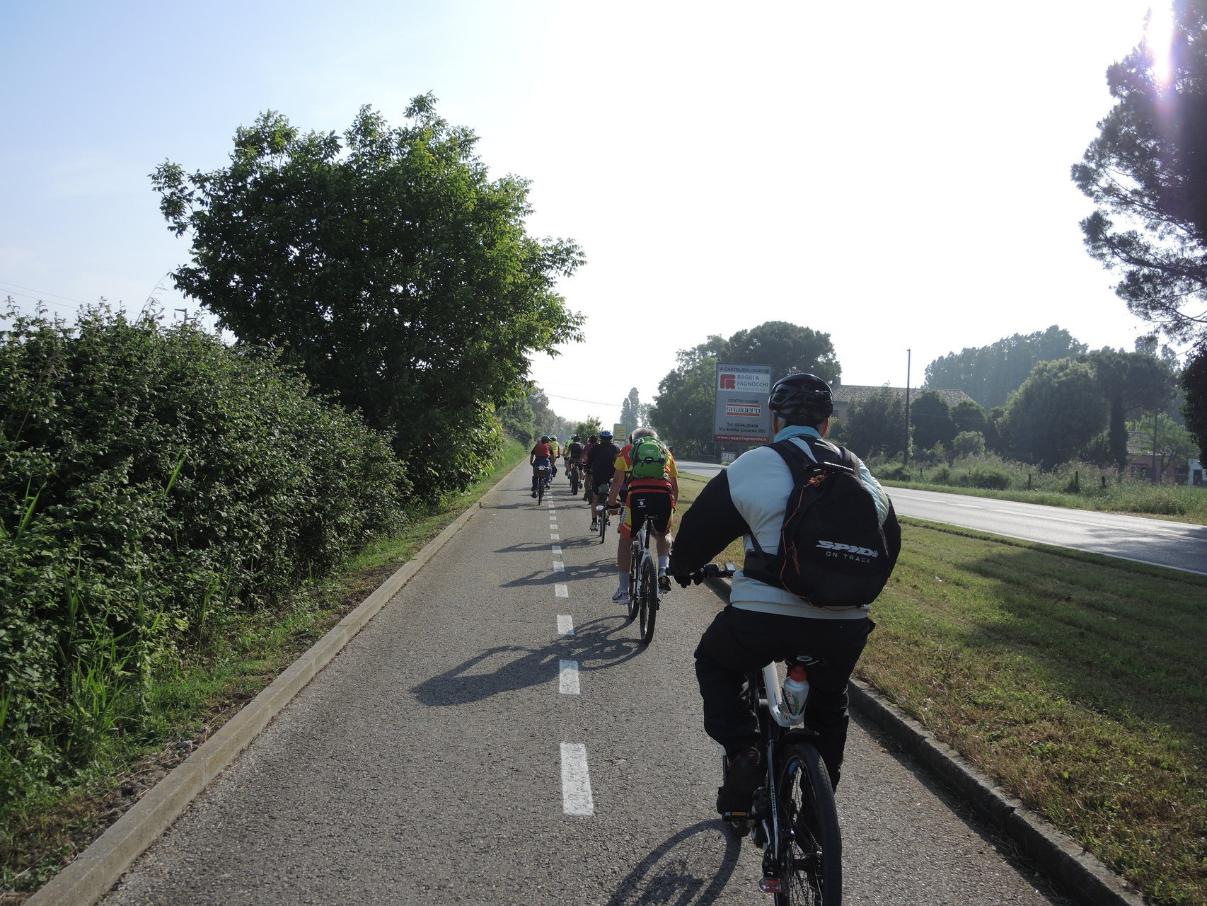 ciclabile del mare verso Punta Marina