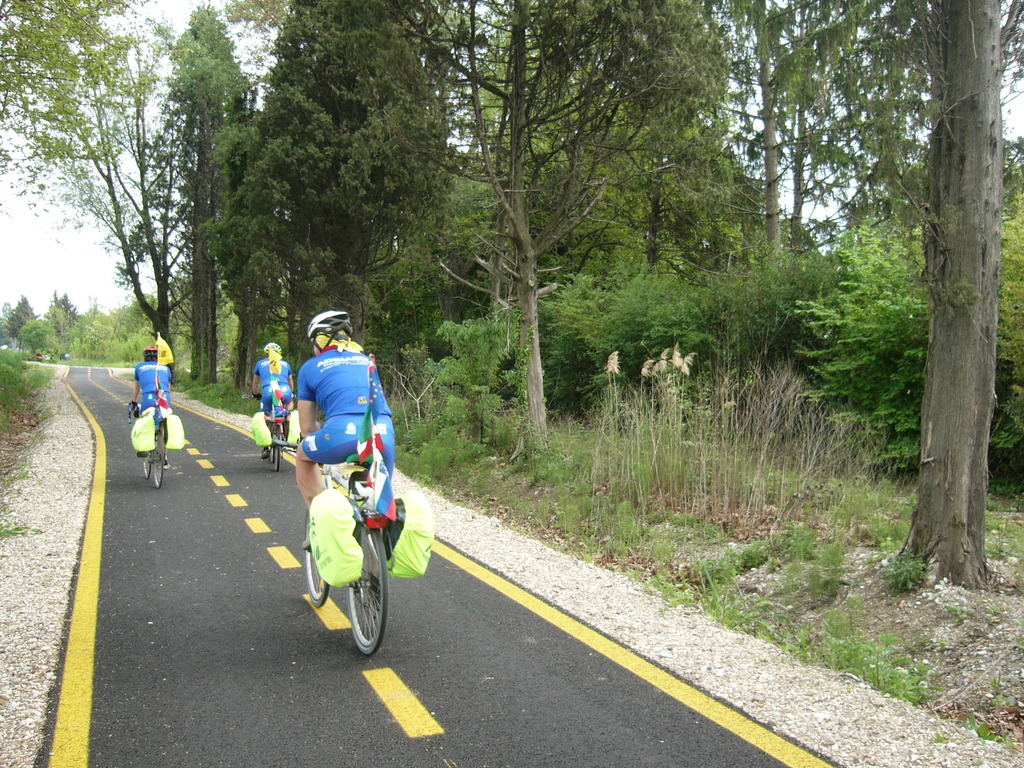 Sulla ciclabile Cervignano - Aquileia