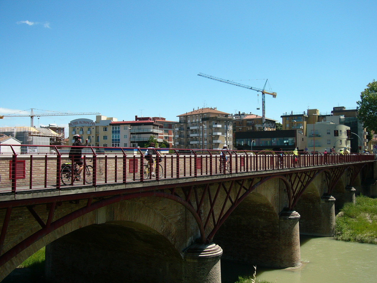 Ponte ciclopedonale sul Savio a Cesena