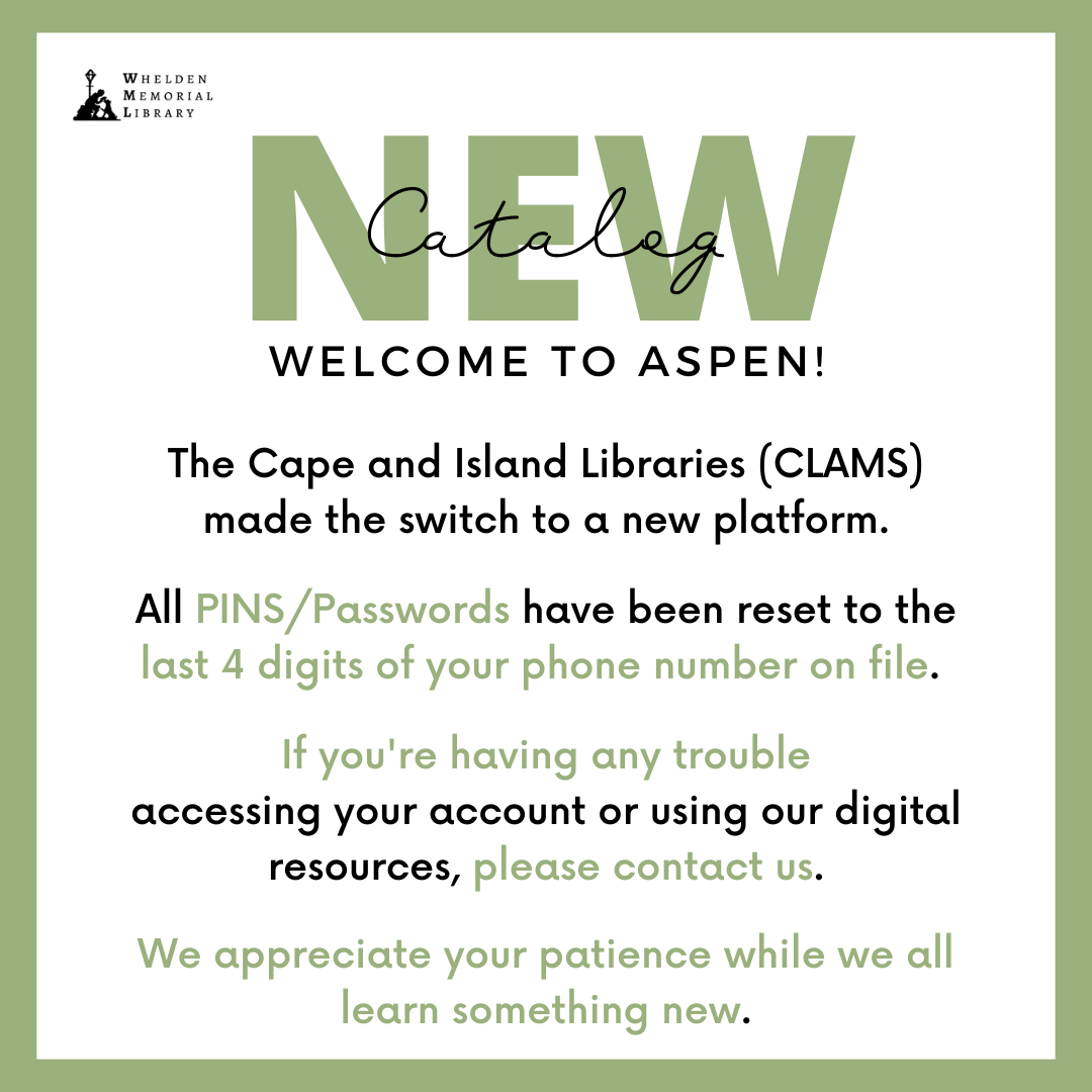 to Aspen wheldenlibrary