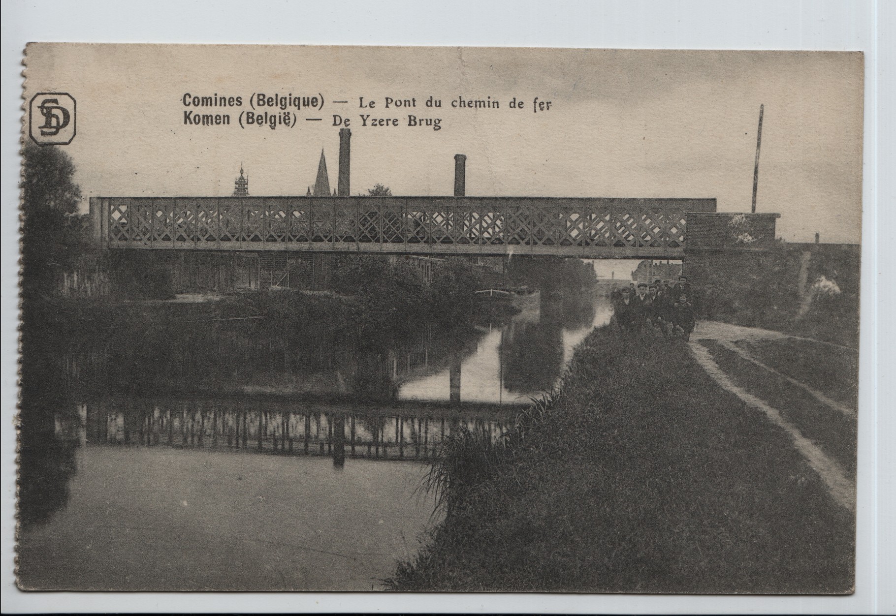 8. Railway bridge at Comines