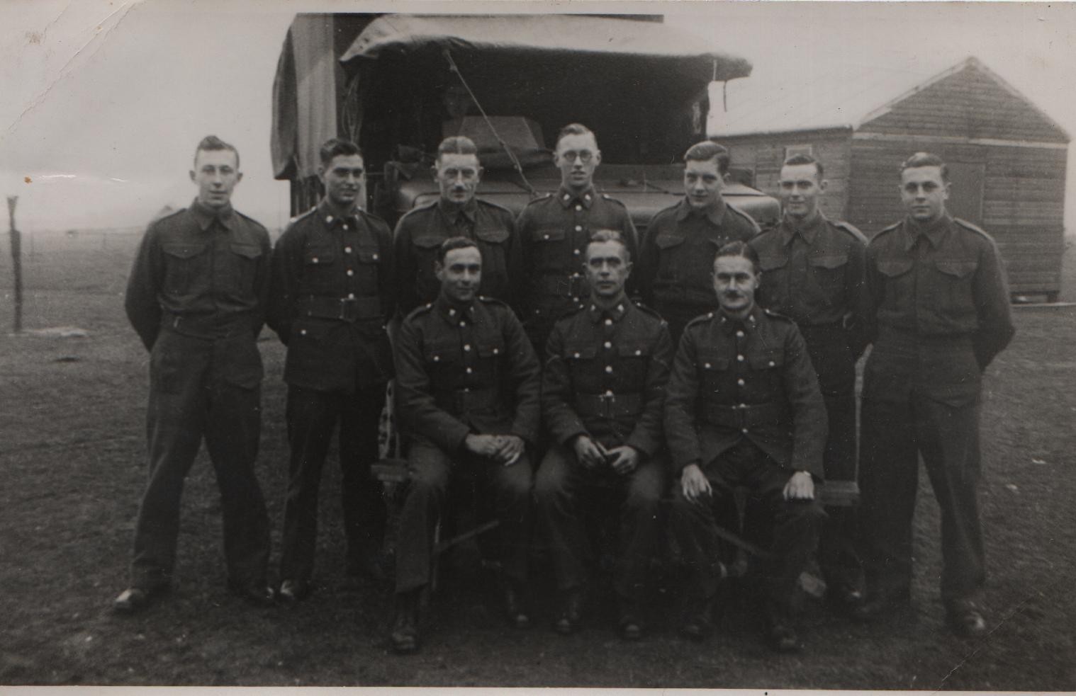 1939 Burnham Market 2nd/6th Bttn Essex Regiment Territorials: DL back centre