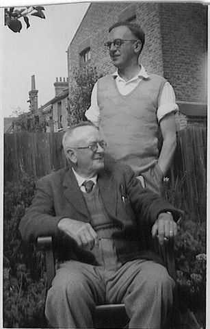 Alfred Ernest Grundy and son James (Jim) Grundy