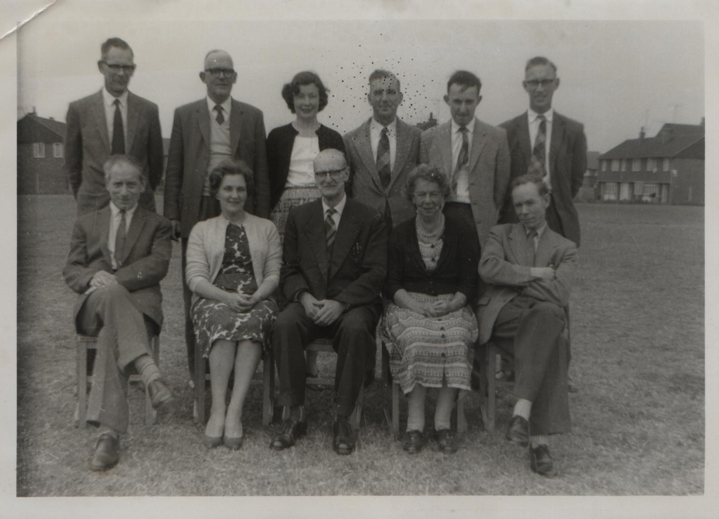 Staff of Hamstel Road Primary School 1960 (David back far right)