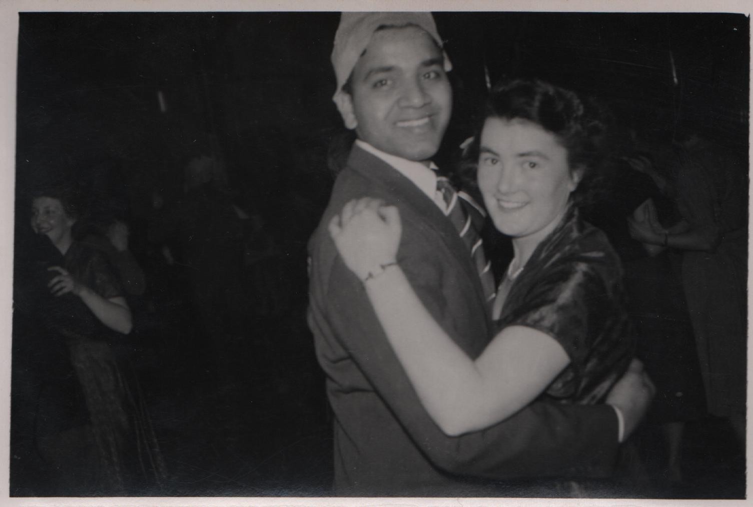 1948 JGML dancing with 'Cubby' at the London Aero Motor Service