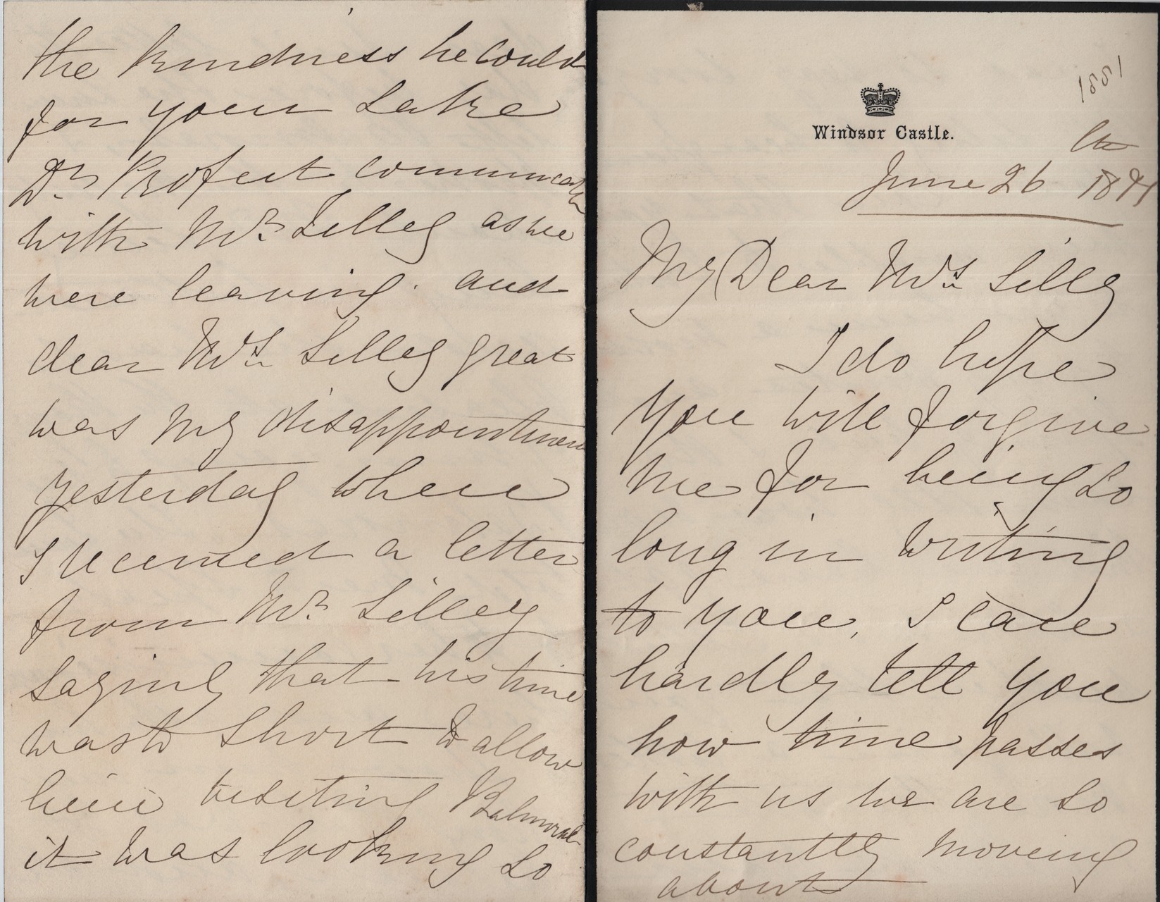 1881 June 26th Annie MacDonald to MDL