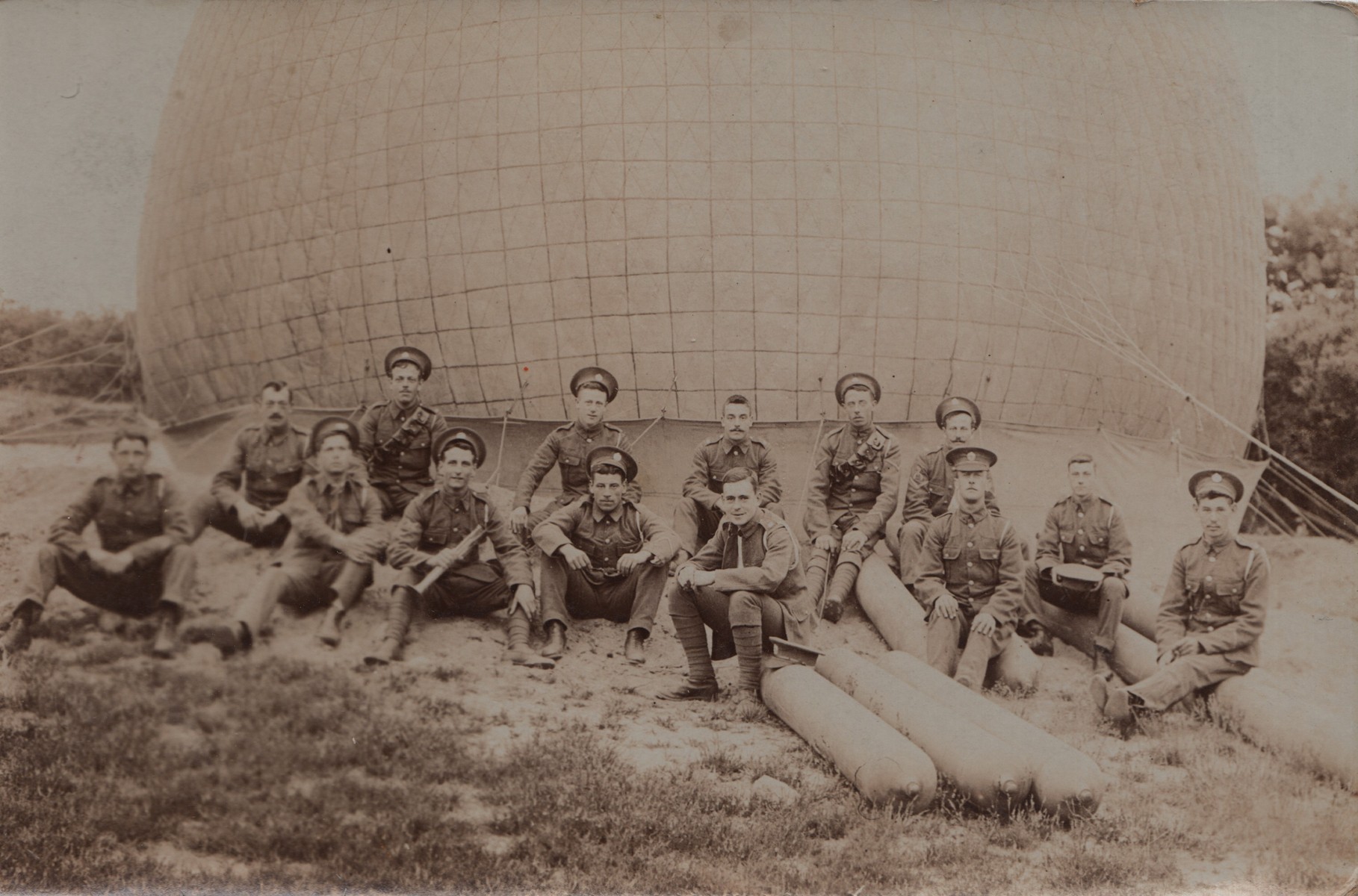 'IRAshdown' - possibly a group with an observation balloon and hydrogen cylinders