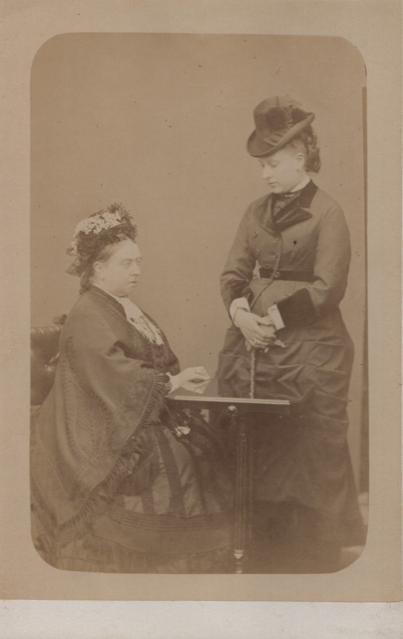 Queen Victoria and Princess Beatrice Autumn 1876