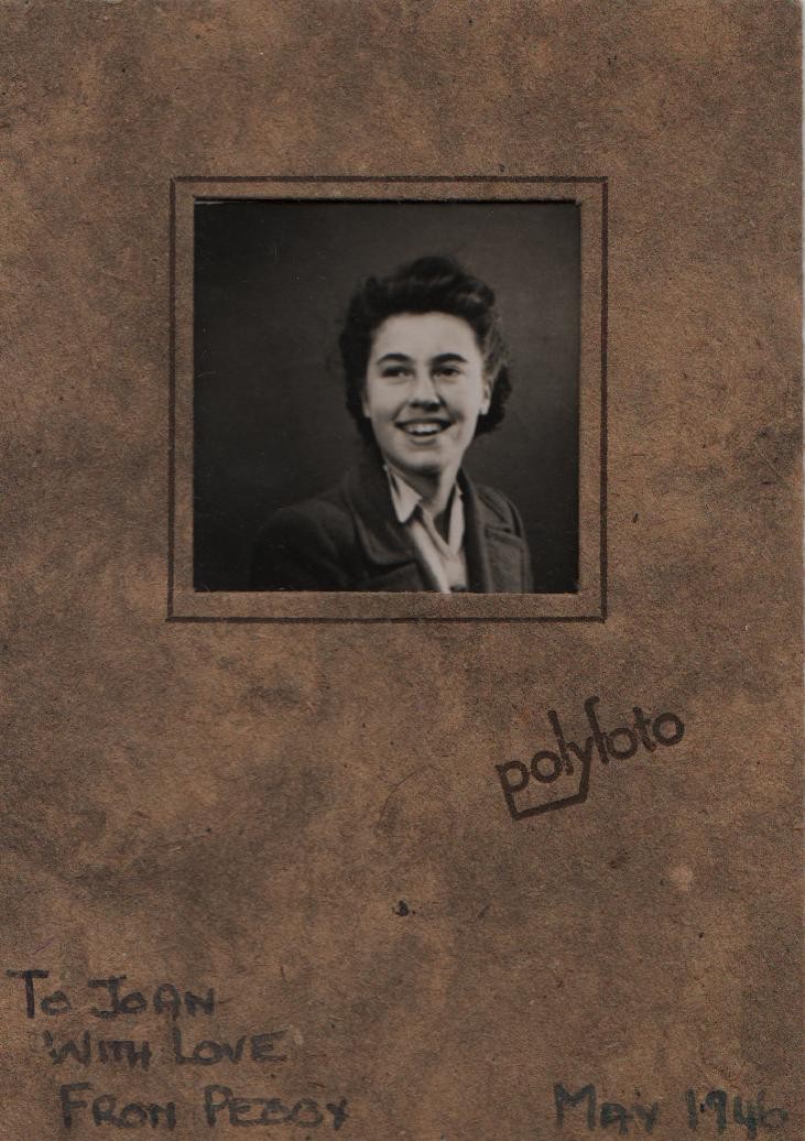 JGML collection: To Joan from Peggy May 1946