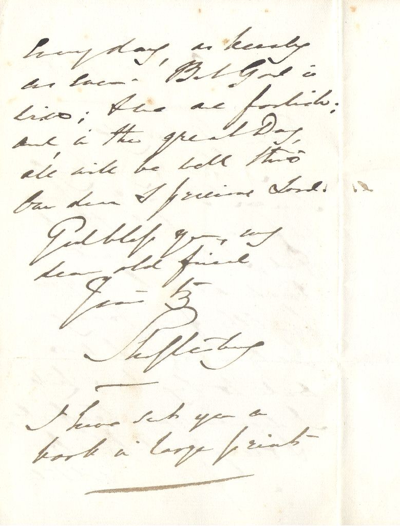 Letter from  Lord Shaftesbury (page2)