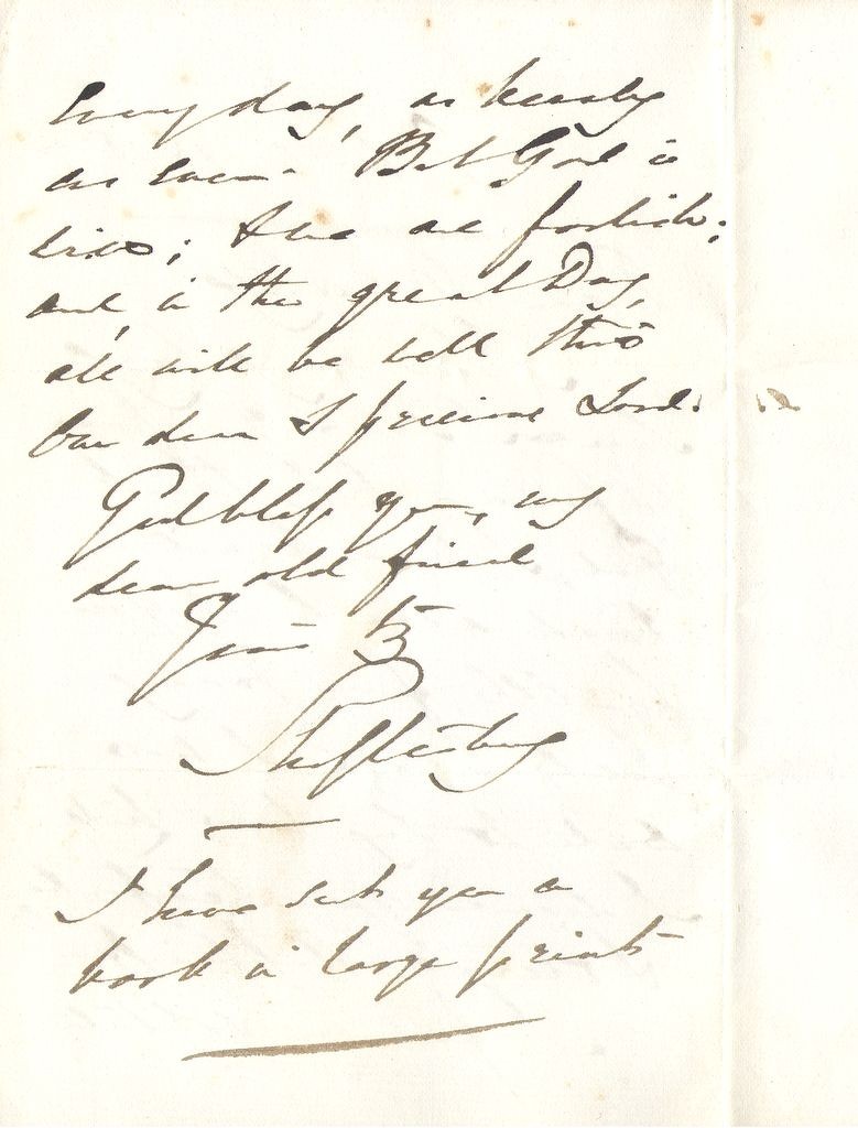 Letter from  Lord Shaftesbury (page2)