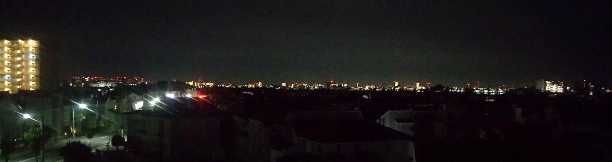 夜景（梅田～尼崎方面）