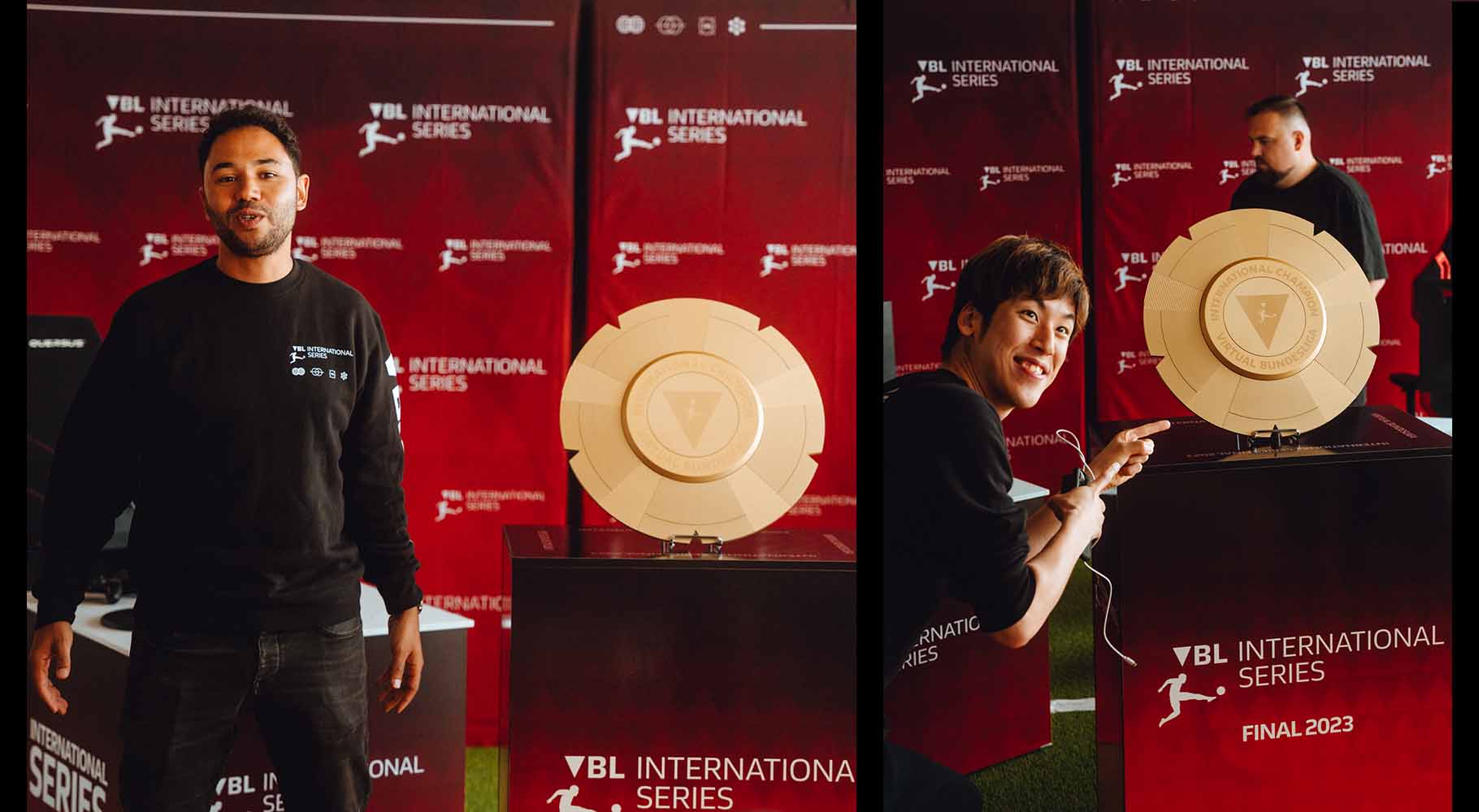 trophy podium "Bundesliga International Series"