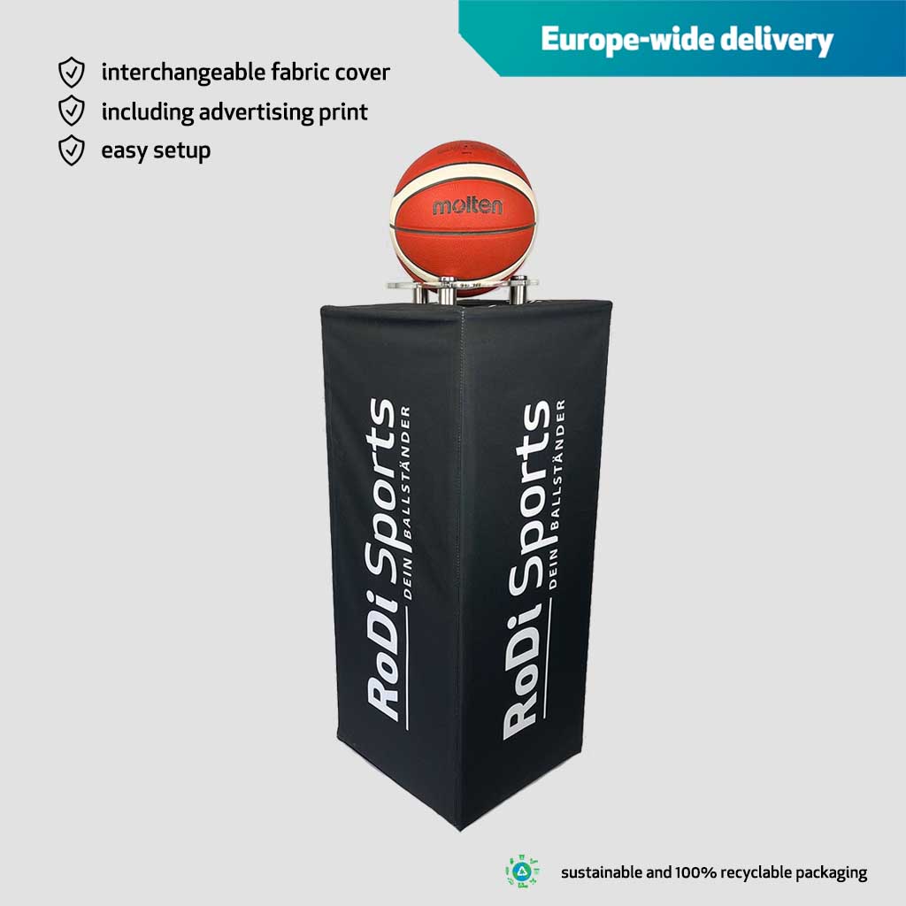 fabric cover ball column incl. advertising print - special offer price €329,00