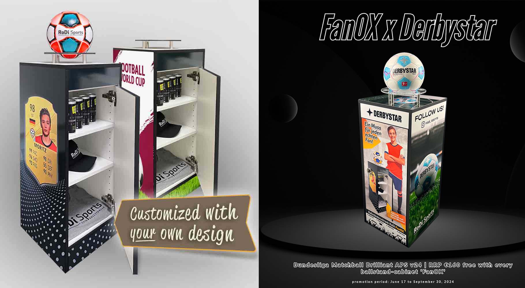 ball stand cabinet 'FanOX'