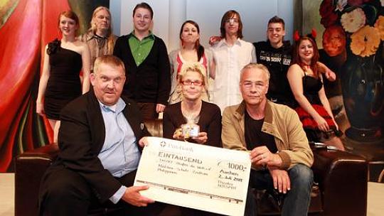 Spendenübergabe Tatort-Verein Aachen, 2011