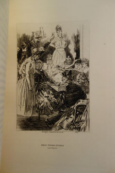 Edmond de Goncourt, La Fille Élisa, Émile Testard, 1895, livre rare, reliure originale