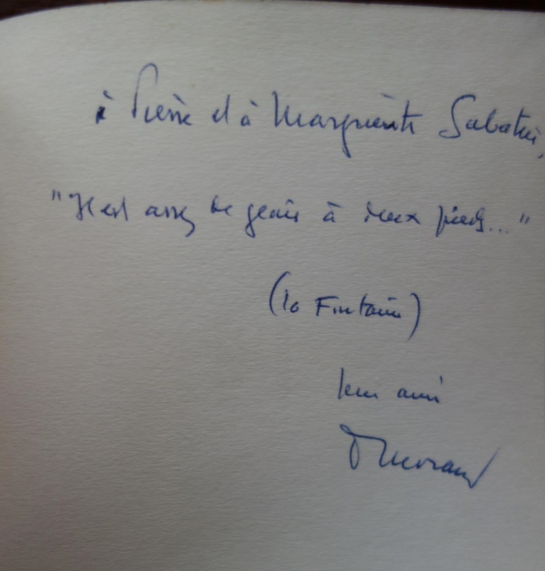 Paul Morand, Tais-toi, Gallimard, 1965, édition originale