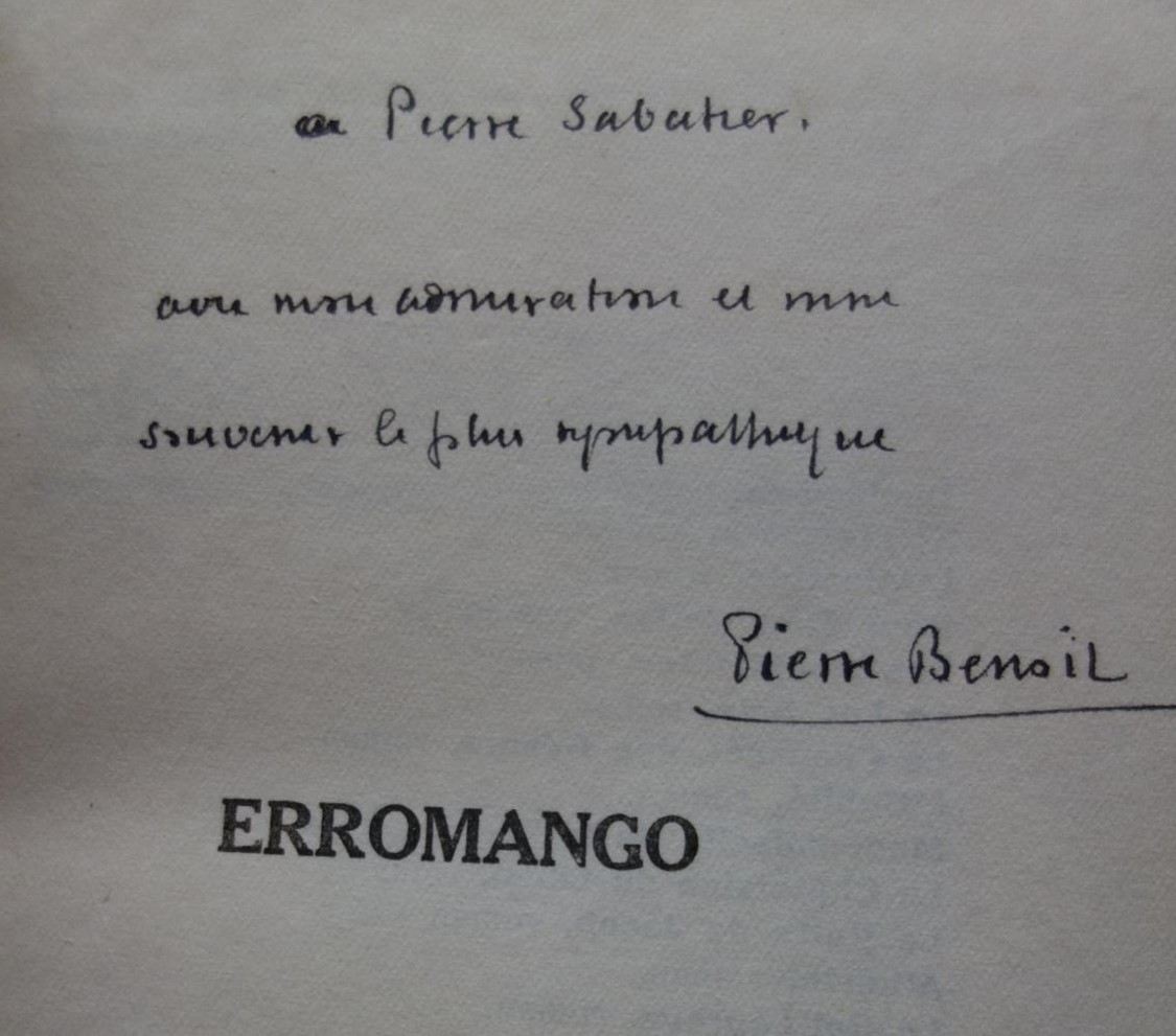 Pierre Benoit, Erromango, Albin Michel, 1929, édition originale