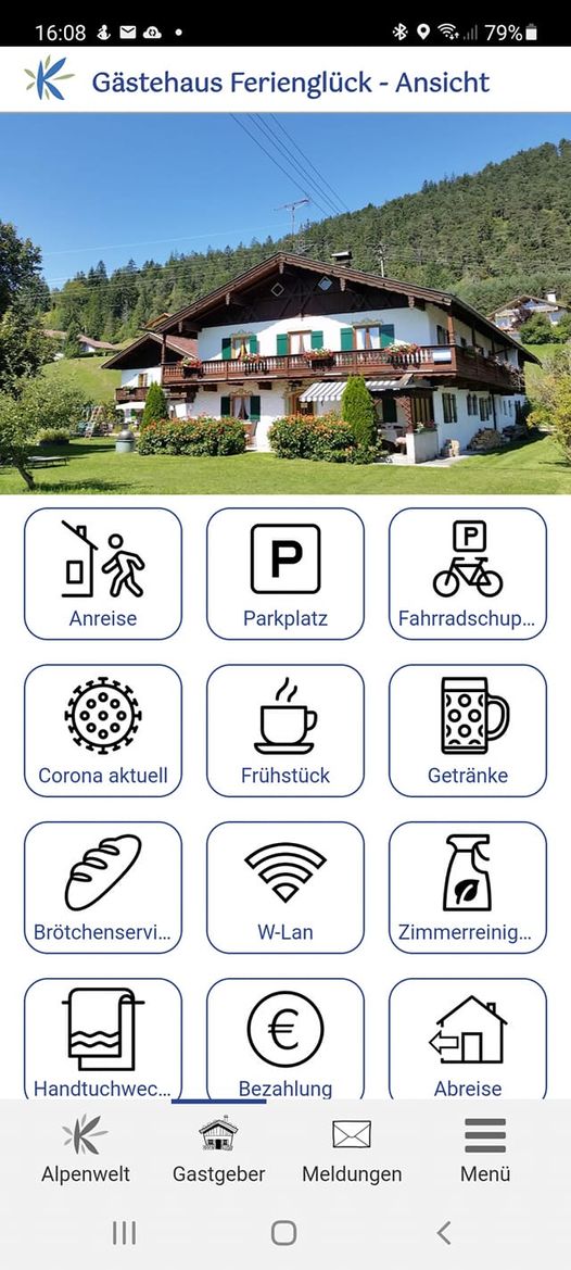 Digitale Gästemappe in der Alpenwelt-Karwendel-App