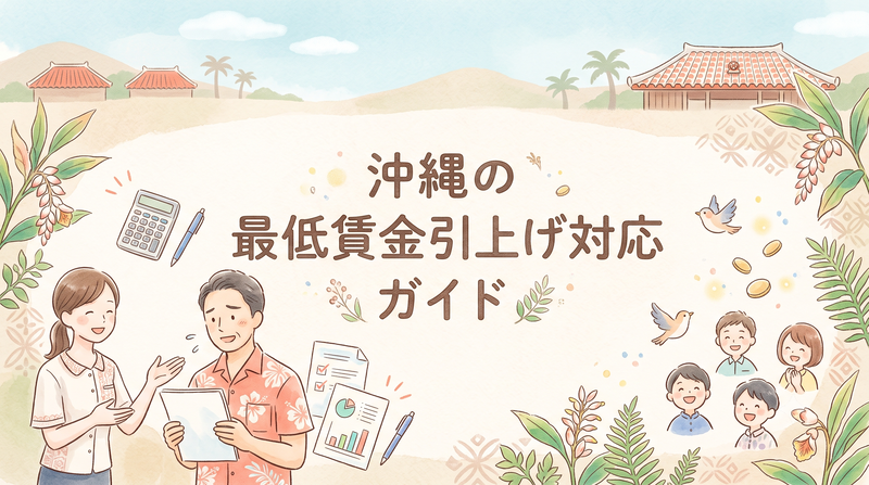 沖縄の最低賃金引上げ対応 ガイド｜賃金点検と使える助成金を整理