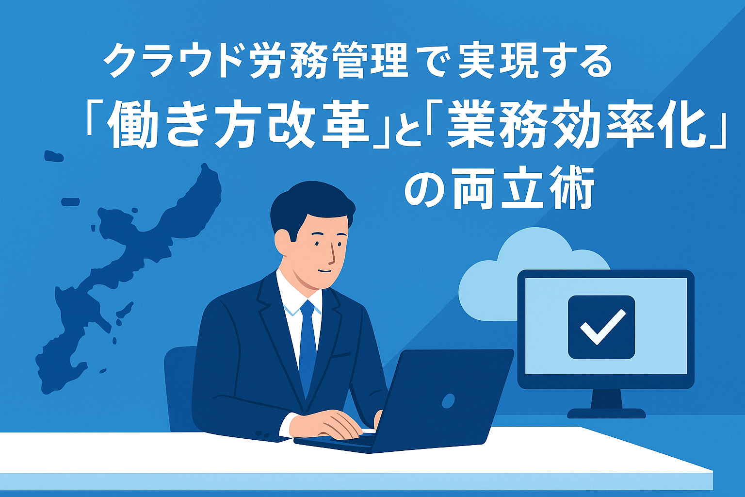 沖縄の中小企業必見！クラウド労務管理で実現する「働き方改革」と「業務効率化」の両立術