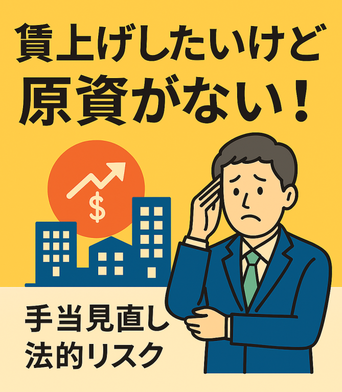 賃上げしたいけど原資がない？沖縄の企業が知るべき「手当見直し」と法的リスク