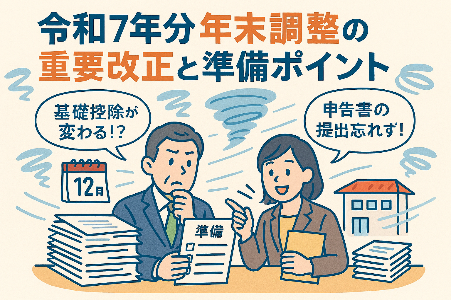 令和7年分年末調整の重要改正事項と準備のポイント