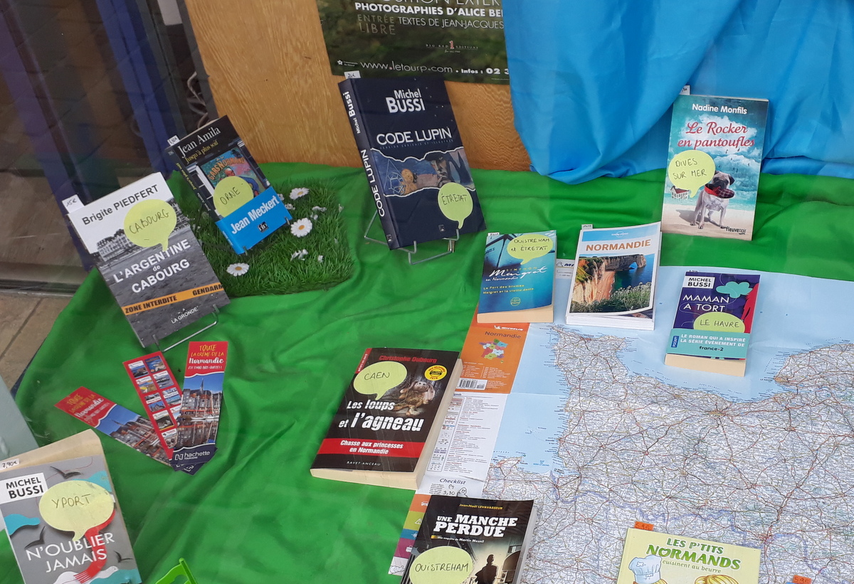Vitrine Brouillon de Culture avec l'Argentine de Cabourg