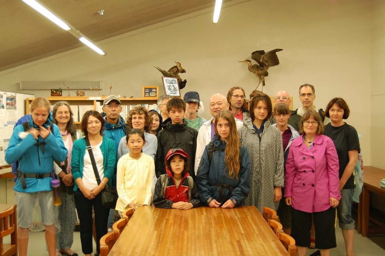 Gruppenfoto - im Regenwetter