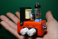  世界最小 サブミニチュア管ギターアンプ自作 DIY subminiature tube guitar amplifier