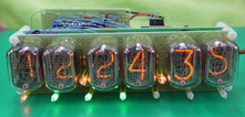 DIY NIXIE Tube Clock+Week　曜日表示付き６桁ニキシー管時計自作