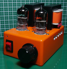 6C45n-E 小型真空管シンプルアンプ自作　6C45n-E simple Tube Amplifier